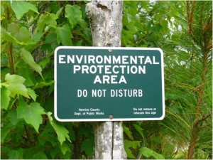 Protected Area Sign